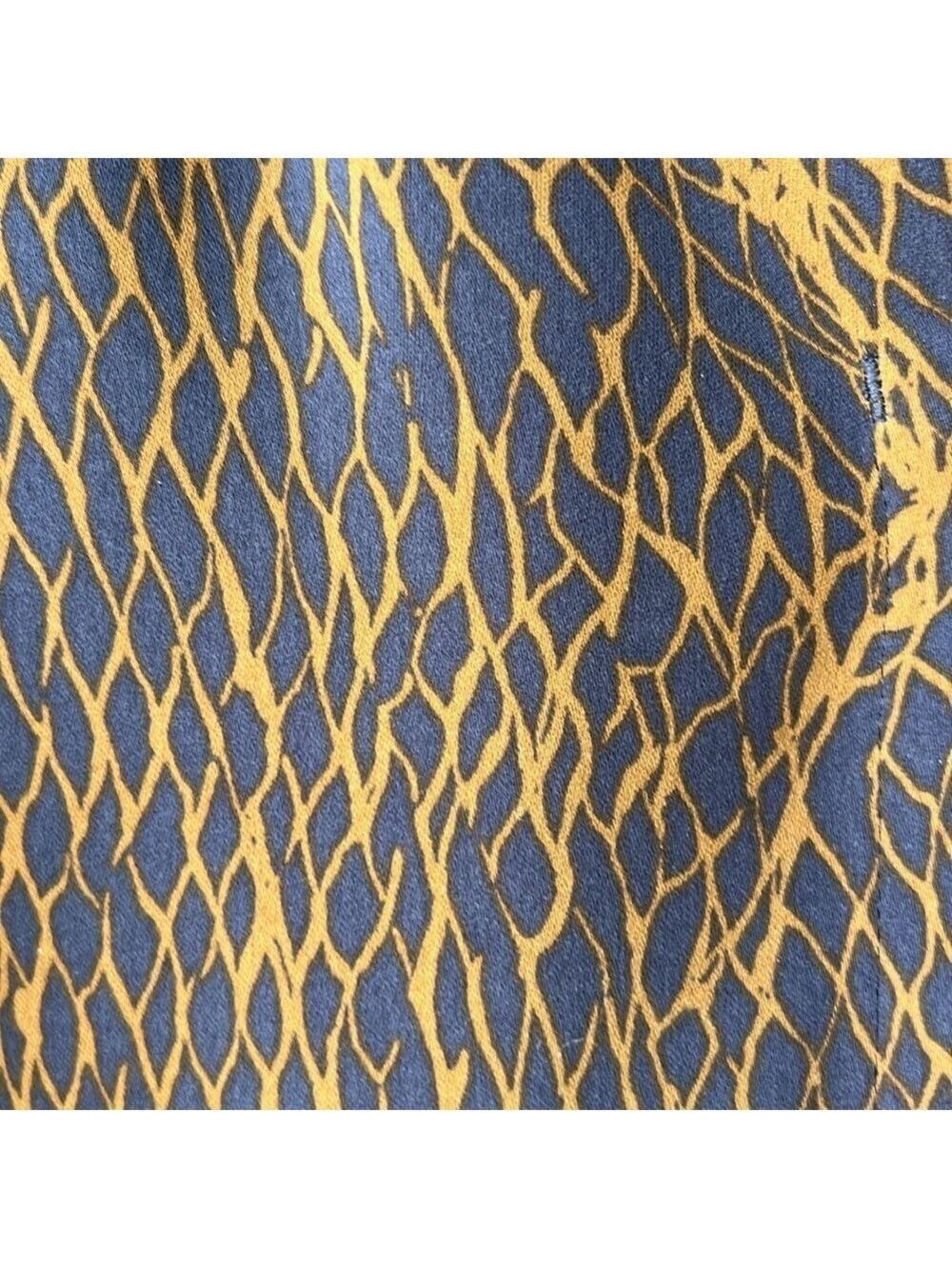 BABATON Navy & Gold Power Blouse Size XS - Picture 3 of 8